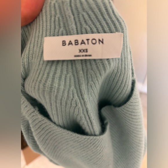 Aritzia Babaton Chalmers blue sweater XXS - Picture 5 of 15